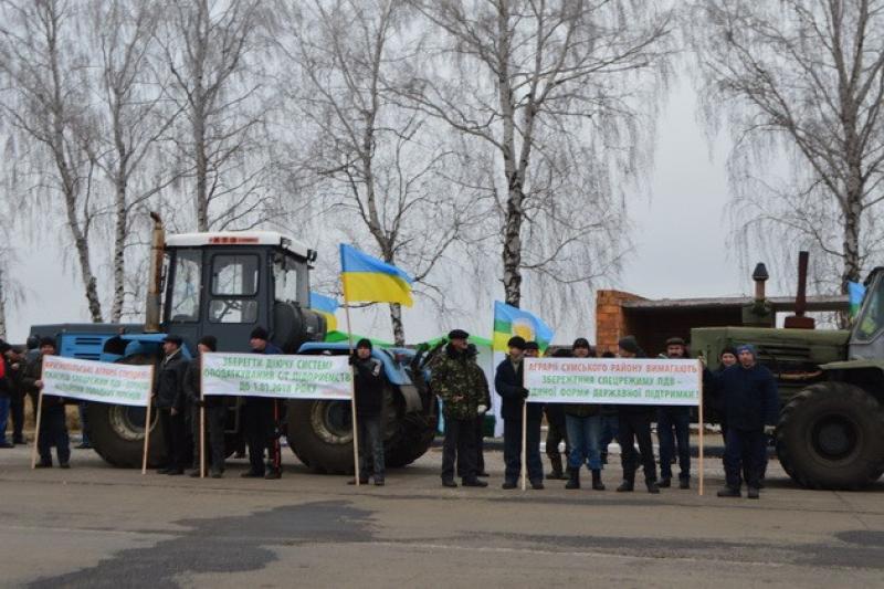 На мітингу біля Верховної Ради України збереться 15 тис. аграріїв