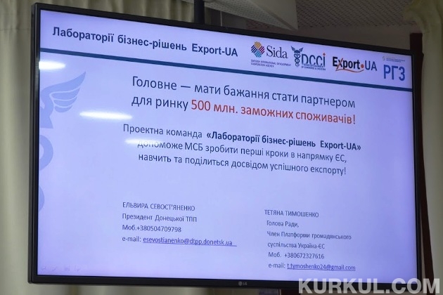 Презентація проекту «Лабораторія бізнес-рішень Export-UA»