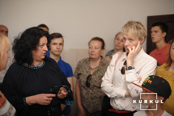 Ольга Трофімцева на презентації сирного цеху в СОК Родинний добробут