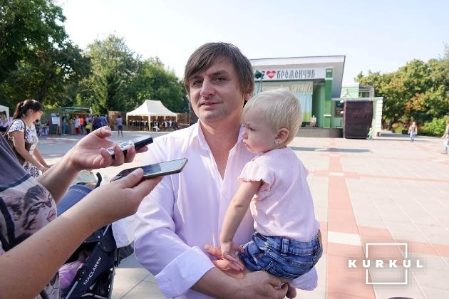 Олег Максак, виконавчий директор агропромислової групи «Арніка», з дочкою