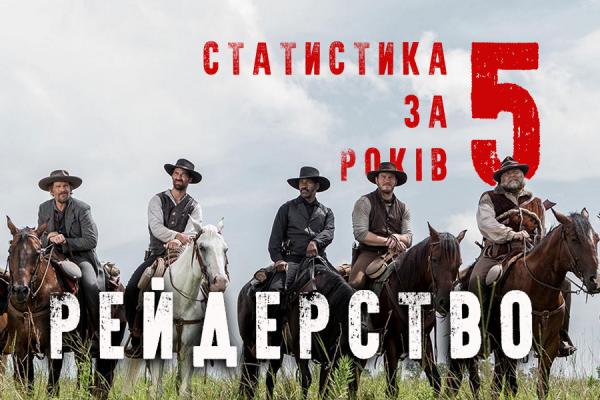 Дикий Захід: статистика рейдерства за 5 років