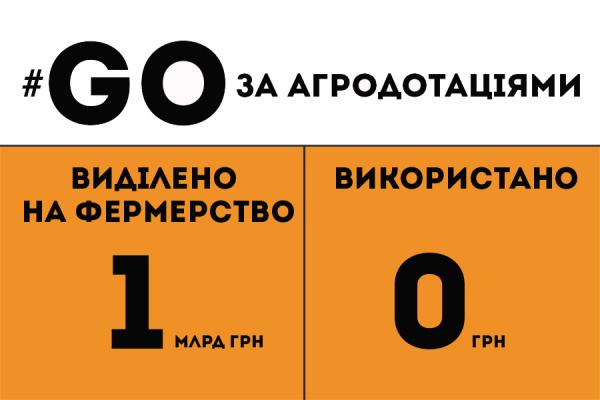 GO за агродотаціями!