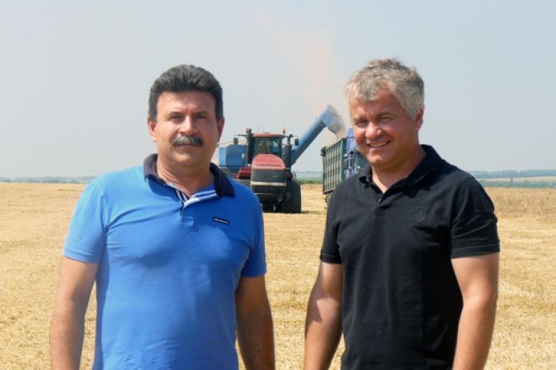 Директор підприємства Володимир Ковтун (зліва) і співласник Алан Ренар