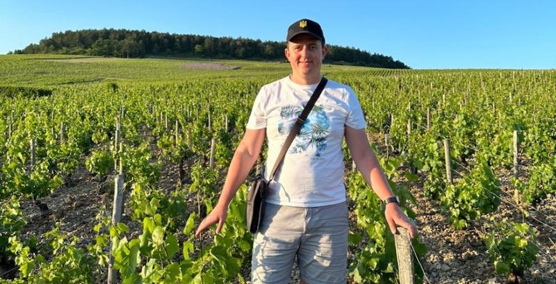 Сергій Пагер на винограднику «ЛЕНДЛОРД ЮКРЕЙН»