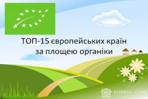 Площа виробництва органіки в Україні стабільно зростає