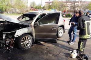 У Кропивницькому спалили автомобіль голови Аграрної самооборони