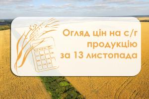 Пшениця та кукурудза подешевшали — огляд цін на с/г продукцію за 13 листопада