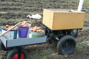 Тернополянин створив агродрона для підгортання та копання картоплі