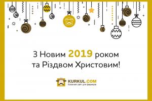 Kurkul.com вітає з Новим 2019 роком! (ШУКАЙТЕ ПОДАРУНКИ ВСЕРЕДИНІ)