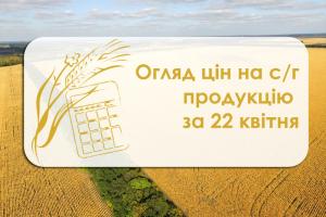 Пшениця фуражна та кукурудза подорожчали — огляд цін на с/г продукцію за 22 квітня