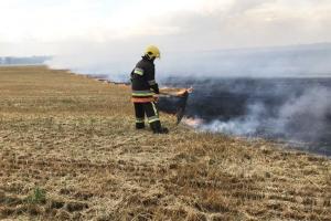 Рятувальники ліквідували загорання на фермерських полях