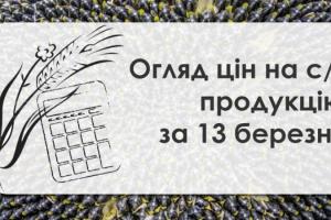 В Україні подешевшала пшениця — огляд цін на с/г продукцію за 13 березня