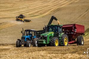 В Україні вже намолочено понад 270 тисяч т зерна нового врожаю