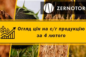 В українських портах подешевшала пшениця — огляд за 4 лютого від Zernotorg.ua