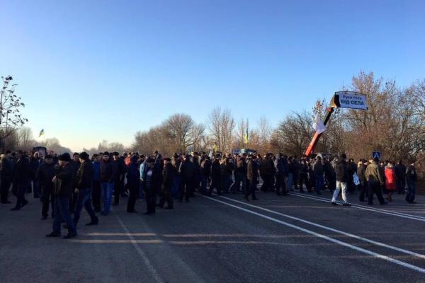 Страйк аграріїв на трасі біля Кам’янця-Подільського