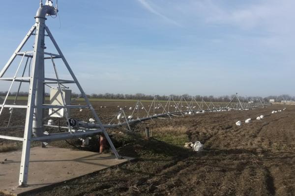 Негода пошкодила дощову машину компанії ВаріантАгроБуд