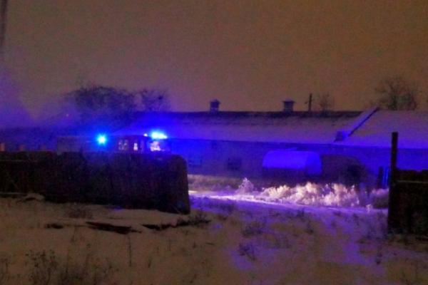 На Одещині горіла покинута ферма