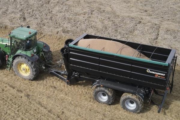 Перевантажувач українського виробництва підвищує продуктивність комбайна на 30%