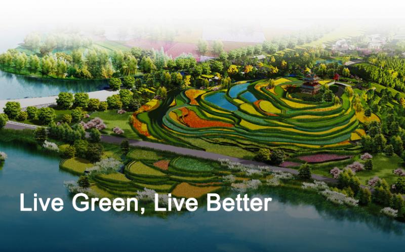 Гасло «Beijing Expo 2019» — Живи зеленим, живи краще