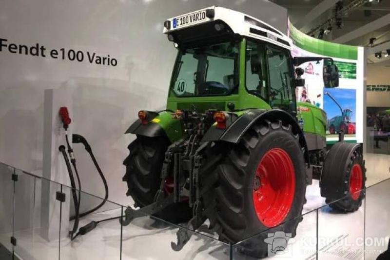 Електричний трактор Fendt e100 Vario на Agritechnica 2017