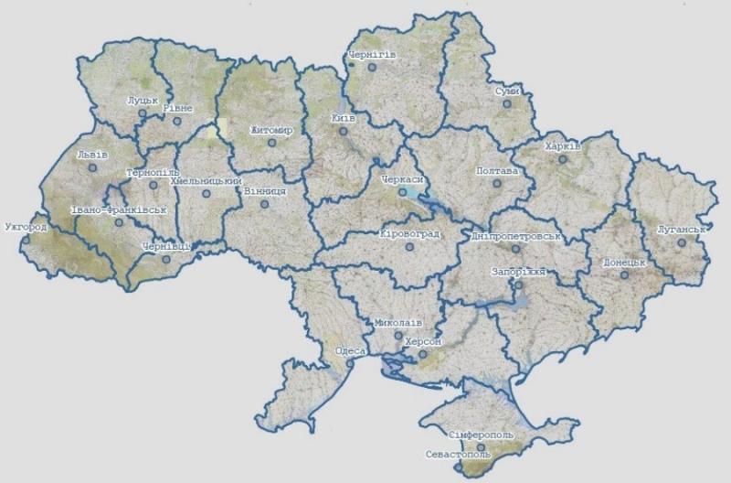 Геокадастрова мапа України заповнена лише на 60%