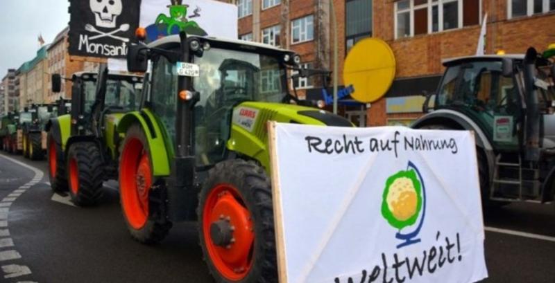 Понад 3 тисячі тракторів заблокували рух у Гамбурзі