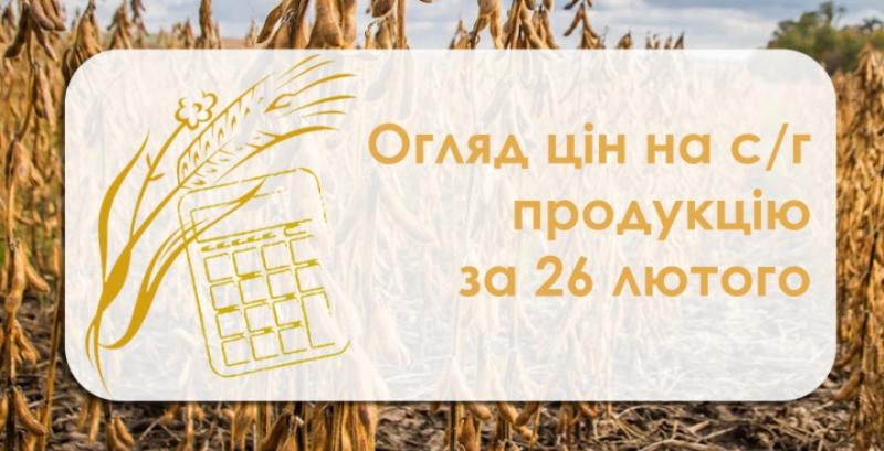 В Україні другий день поспіль дешевшає соняшник — огляд цін на с/г продукцію за 26 лютого