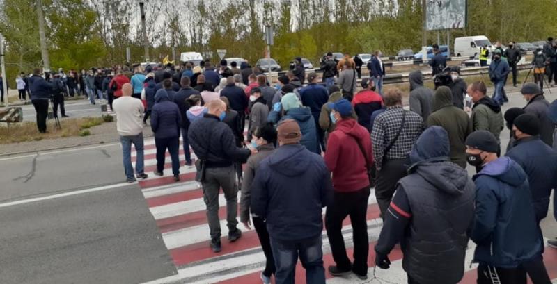 На Херсонщині фермери протестували проти закриття ринків
