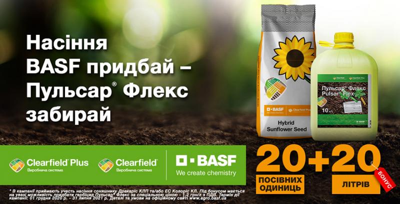 При купівлі гібридів соняшнику та ЗЗР BASF аграрії отримають подарунки