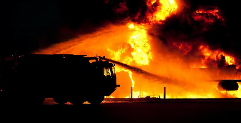 На Полтавщині у масштабній пожежі згоріло 40 т соняшника