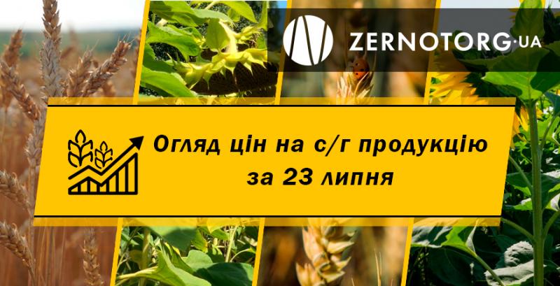 В українських портах подорожчав ячмінь — огляд цін за 23 липня від Zernotorg.ua