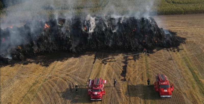 Через підпал фермер з Черкащини зазнав збитків на мільйон гривень 
