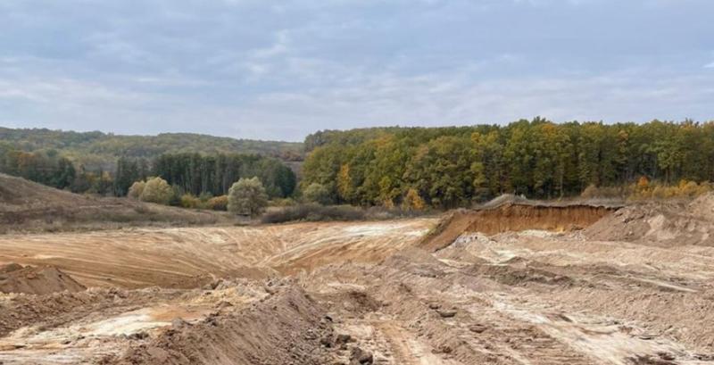 На Харківщині фермер може потрапити за ґрати за незаконний видобуток піску 