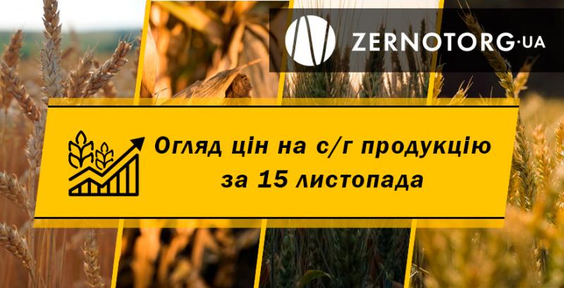 Ціна сої опустилась нижче 15 000 грн/т — огляд за 15 листопада від Zernotorg.ua