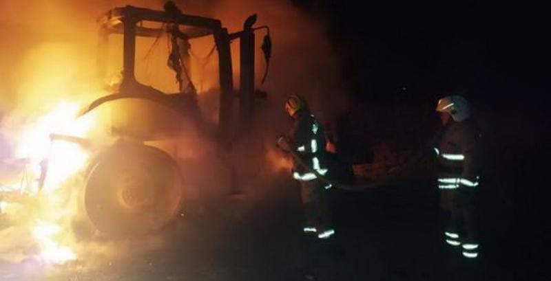 На Одещині фермеру спалили трактор 