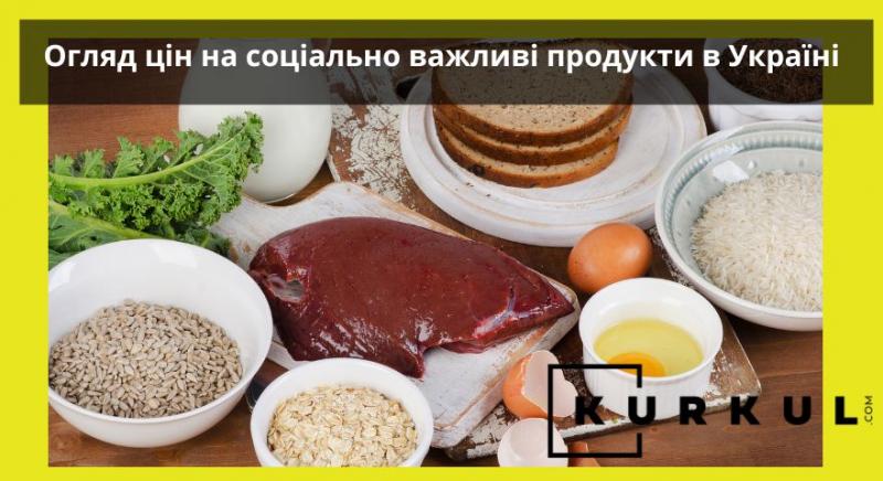 Огляд цін на соціальні продукти в Україні за 23 березня — Kurkul.com