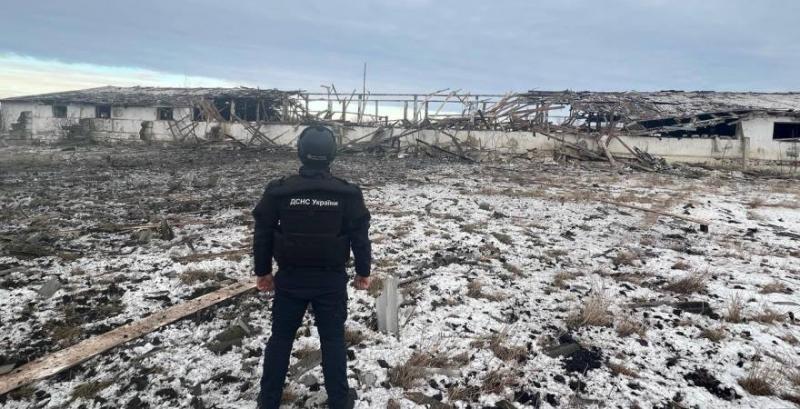 Знищена окупантами свиноферма на Харківщині