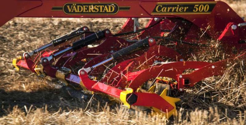Культиватори Carrier здійснюють інтенсивний обробіток ґрунту за один прохід — Väderstad