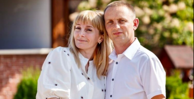 Фермер Андрій Данилевич разом із дружиною Наталією