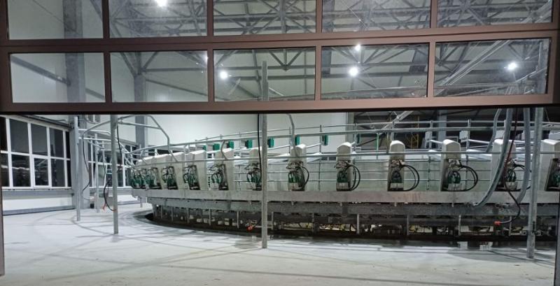 Доїльний зал «ялинка»