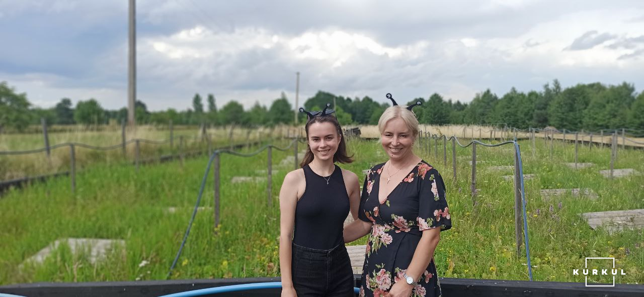 Засновниця ферми Анна Струц з донькою Анною