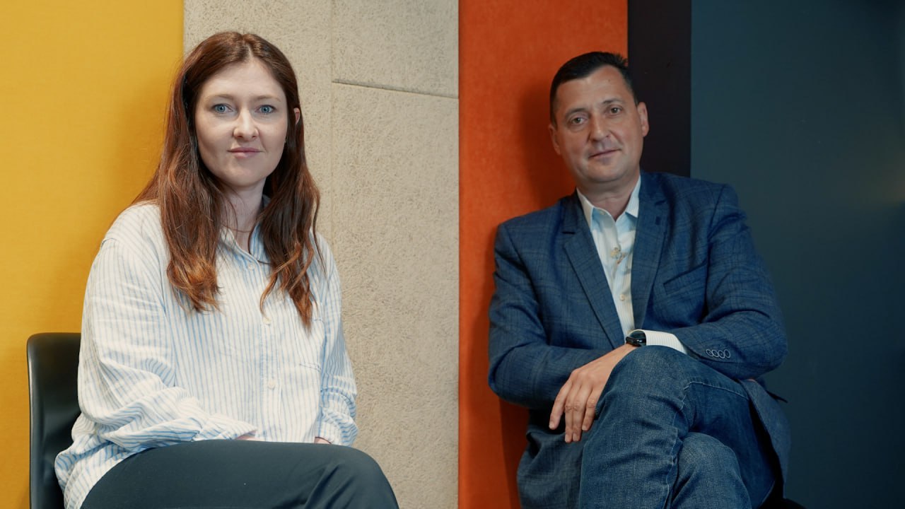 Анастасія Аврамчук, журналіст і Геннадій Гадзовський