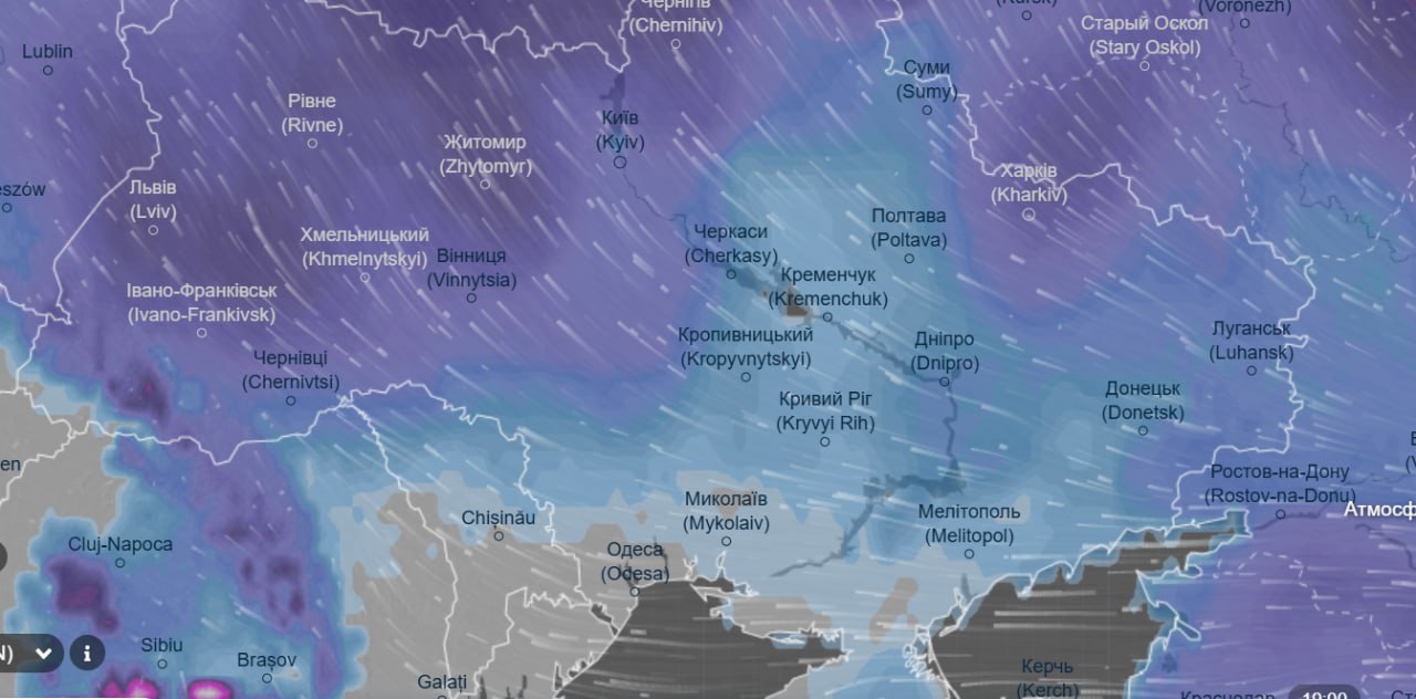 Глибина снігового покриву