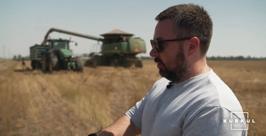 Гліб Гаврилов, генеральний директор компанії «Ландекс Агро» на полях Харківщини