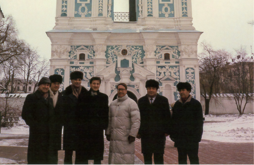 Говард Баффет в Україні в 1991 р. (фото з особистого архіву п. Баффета)